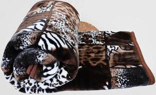 blankito Printed Double Mink Blanket for  Heavy Winter