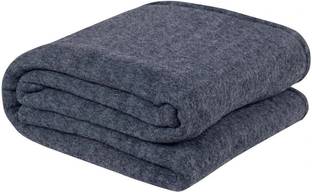 Flipkart SmartBuy Solid Single Woollen Blanket for  AC Room