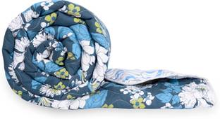 Divine Casa Printed Single Comforter for  Mild Winter