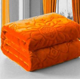 Swikon star Self Design Double Mink Blanket for  Heavy Winter