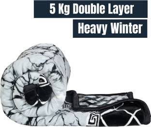 Deniyal ENTERPRISES Printed King Weighted Blanket for  Heavy Winter