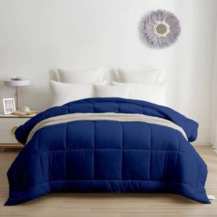CRAZY WORLD Solid Single Comforter for  Mild Winter