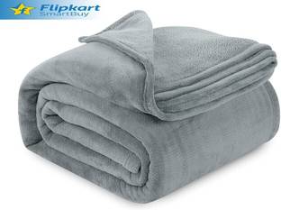 Flipkart SmartBuy Solid Single AC Blanket for  AC Room