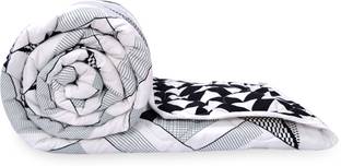 Divine Casa Printed Single Comforter for  Heavy Winter