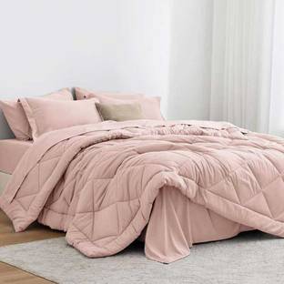 COZYEXPORTS Solid Double Quilt for  Heavy Winter