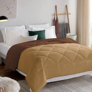 EVERDECOR Solid Double Comforter for  Mild Winter