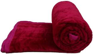 SPANGLE Self Design Single AC Blanket for  AC Room