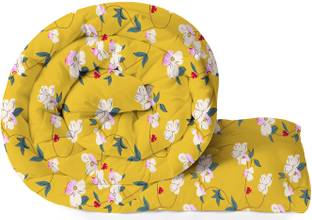 VAS COLLECTIONS Floral Double Comforter for  AC Room