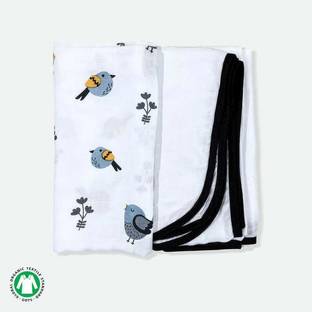 Tinylane Printed Single Swaddling Baby Blanket for  Mild Winter