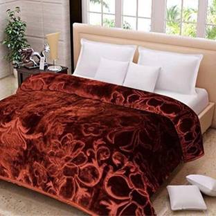 ALPHA Printed Double AC Blanket for  Heavy Winter