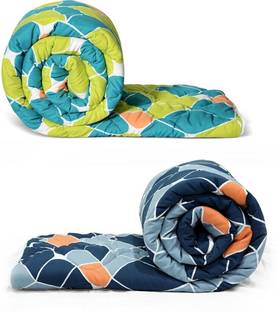 Divine Casa Geometric Single Comforter for  Mild Winter