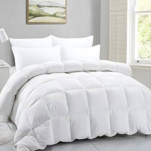 Jaipurlinen Solid Double Duvet for  Heavy Winter