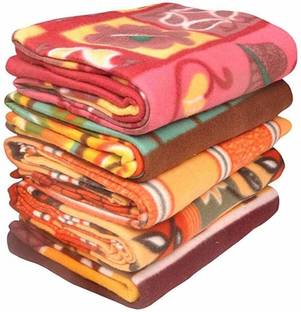 shree karni export Printed Single Woollen Blanket for  AC Room