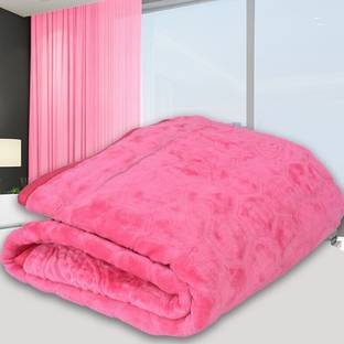 SPANGLE Self Design Single AC Blanket for  AC Room