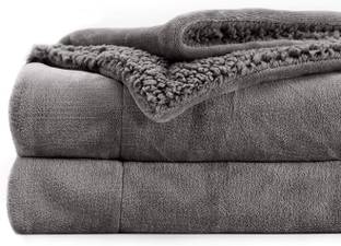 BSB HOME Solid Single Sherpa Blanket for  Heavy Winter