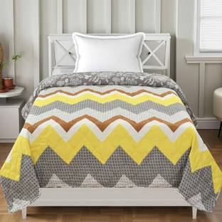 Home Stylish Floral Single Comforter for  AC Room