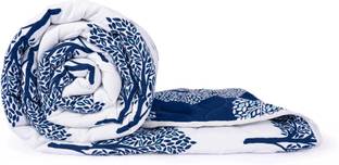 Divine Casa Printed Single Comforter for  Mild Winter