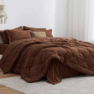 COZYEXPORTS Solid Double Quilt for  Heavy Winter