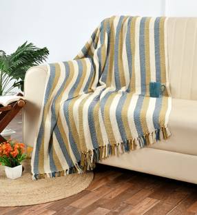 Furnofy Striped Single Throw for  Heavy Winter