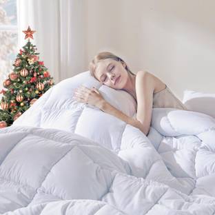Define Home Solid King Comforter for  Heavy Winter