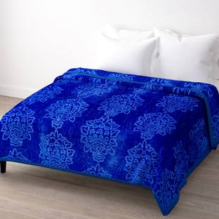 Radhika Creation Floral Double Mink Blanket for  Heavy Winter