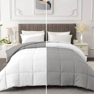Razzai Solid Queen Comforter for  Heavy Winter
