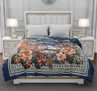 SPANGLE Printed Double Mink Blanket for  Heavy Winter
