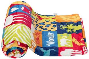 MeeMee Printed Single Woollen Blanket for  Mild Winter