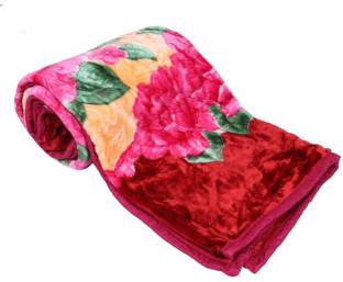 Changers Floral Double Mink Blanket for  Heavy Winter