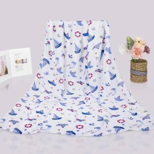HONOR YOUR HOME Printed Single Swaddling Baby Blanket for  Mild Winter