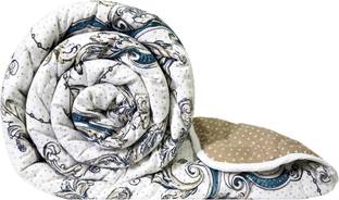 Divine Casa Printed Double Comforter for  Mild Winter