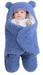 BRANDONN Printed Single Swaddling Baby Blanket for  Mild Winter