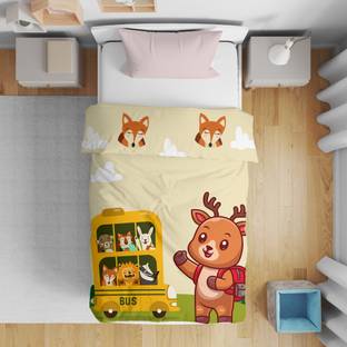 Home Plus Studios Cartoon Single Dohar for  AC Room