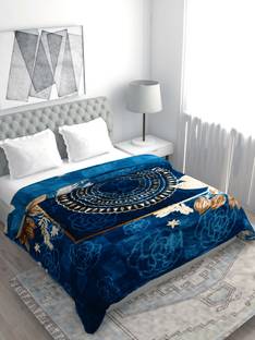 SPANGLE Printed King Mink Blanket for  Heavy Winter