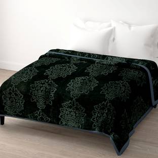 Radhika Creation Floral Double Mink Blanket for  Heavy Winter