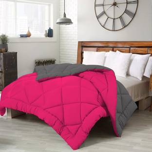 CRAZY WORLD Solid Double Comforter for  Heavy Winter