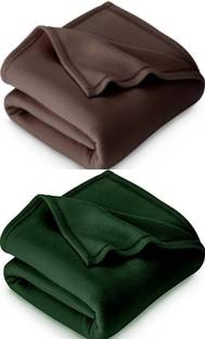VORDVIGO Solid Single Fleece Blanket for  Heavy Winter