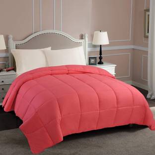 Linenovation Solid Double Comforter for  Heavy Winter