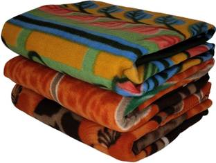 SANJU CORPORTION Abstract Single Fleece Blanket for  Heavy Winter