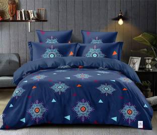 Heart Home Printed Double Comforter for  AC Room