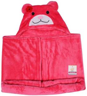 Pandaoriginals Red Free Size Bath Robe