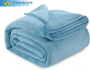 Flipkart SmartBuy Solid Single AC Blanket for  Mild Winter