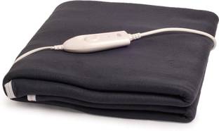 Expressions Solid Single Electric Blanket for  Heavy Winter
