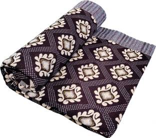 Dryspun Floral, Motifs Double Coral Blanket for  Mild Winter