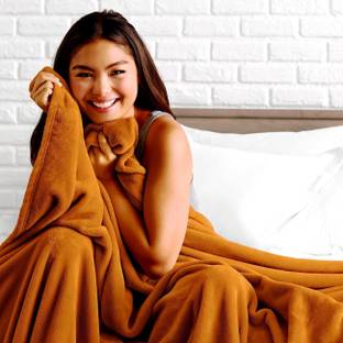 TexKing Solid Single AC Blanket for  AC Room