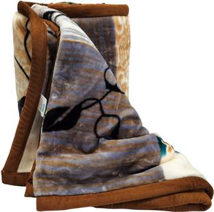 WARMZY Floral Double Weighted Blanket for  Heavy Winter