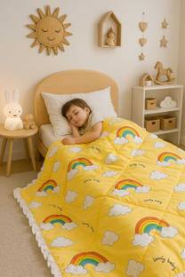 Adorn Cartoon Single Comforter for  AC Room