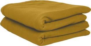 HOMIEE Solid Single Fleece Blanket for  Heavy Winter