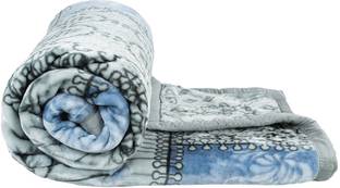 BSB HOME Embroidered Double Mink Blanket for  Heavy Winter