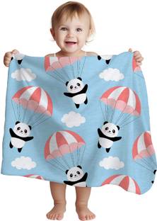 1st Step Printed Single Crib Baby Blanket for  AC Room